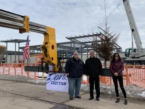 Building Expansion get’s “Topping Out” Ceremony